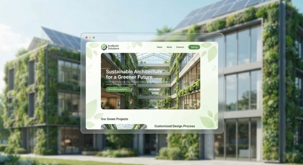 Green Building Website Design Service
