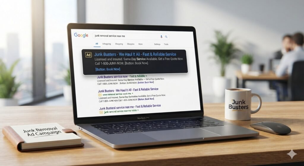 Junk Removal Google Search Ads Service