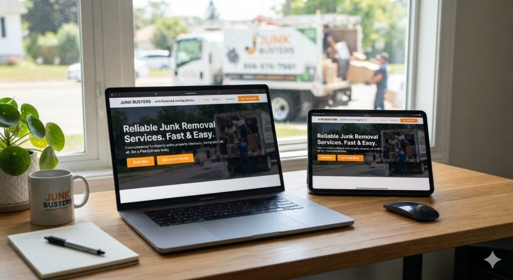 Junk Removal Website Design Service